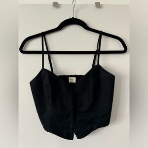 Wilfred Poplin Bustier Top, excellent condition, size 2